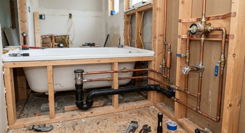 Oversized Bathtub Installation in South Portland, ME
